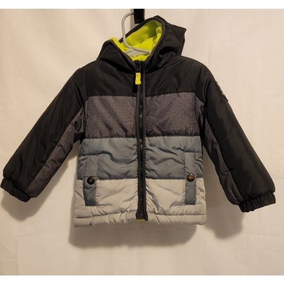 Oshkosh b gosh  toddler jacket black an gray 2T - Picture 1 of 3